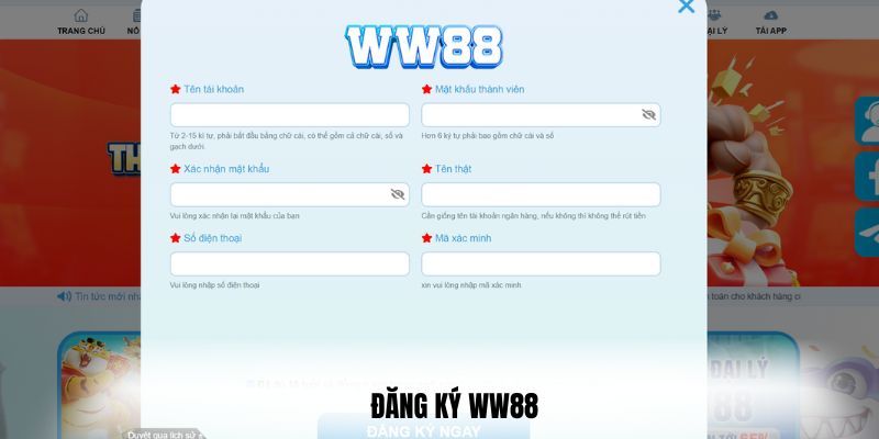 Link vào trang chính thức của nhà cái để tạo lập tài khoản