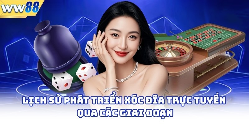 Lịch sử phát triển xóc đĩa trực tuyến qua các giai đoạn